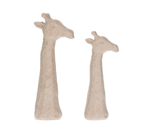 KIT ESCULTURA GIRAFA EM POLIRRESINA - 20931