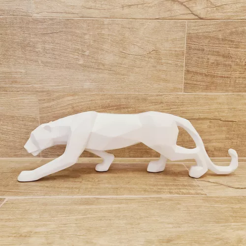 ESCULTURA PANTERA EM POLIRRESINA - 19408