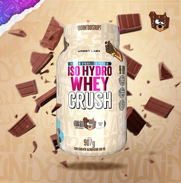 Iso Hydro Whey Crush Whey Isolado Under Labz 907g