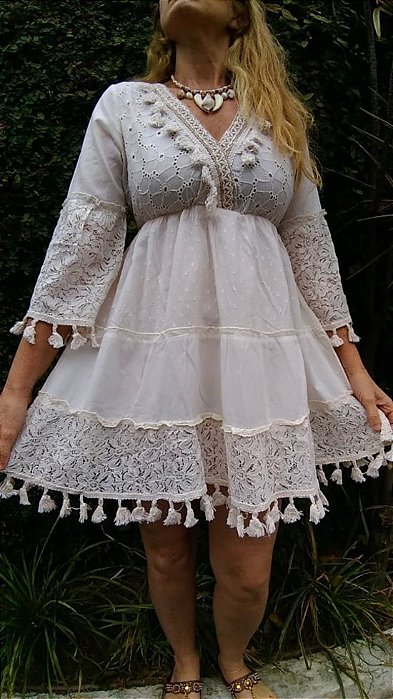 Vestido boho antalya laise