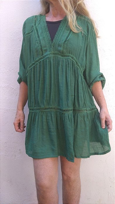 Saída de praia boho renda