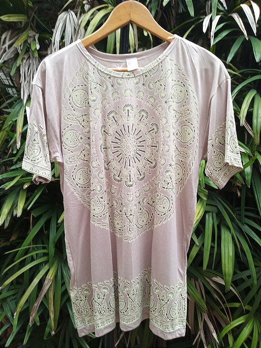 Camiseta indiana unissex hippie M