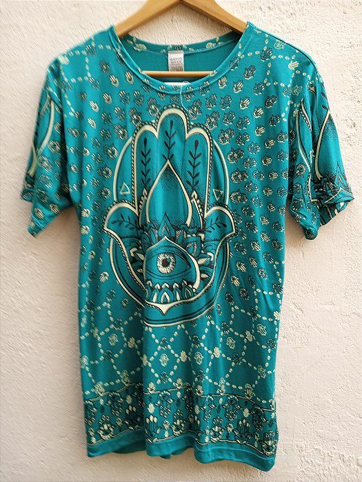 Camiseta indiana unissex hippie M