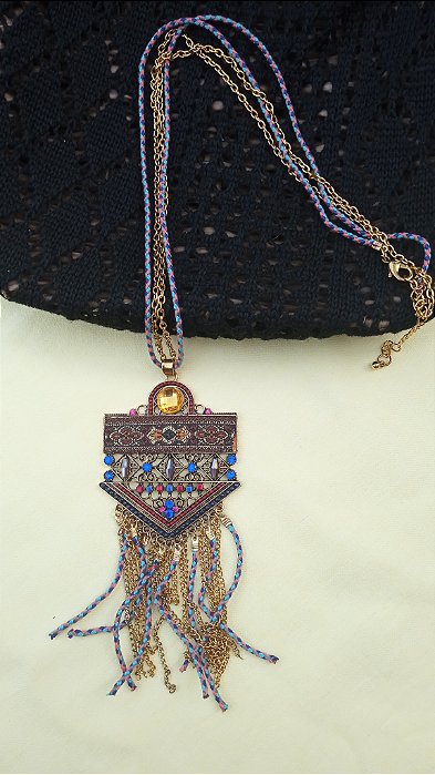 Colar boho chic bali