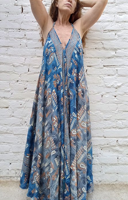 Vestido boho indiano versátil