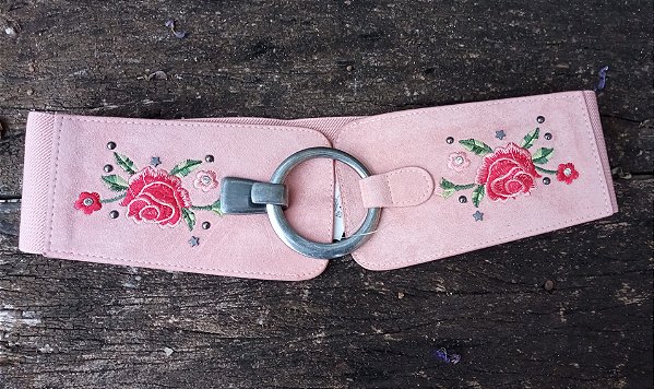 Cinto boho flores