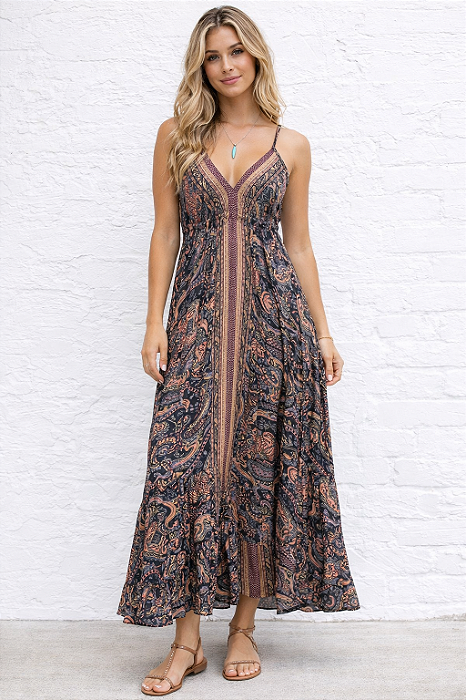 Vestido indiano lenço