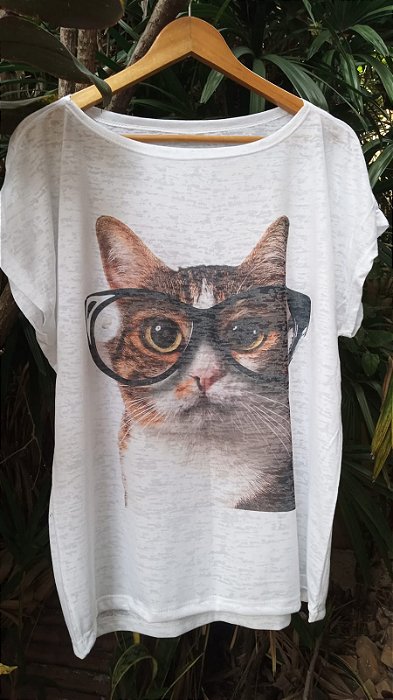 T-Shirts camiseta feminina mística yoga gato kombi filtro dos sonhos devore hippie.