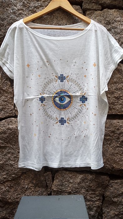 T-Shirts camiseta feminina mística yoga gato kombi filtro dos sonhos devore hippie