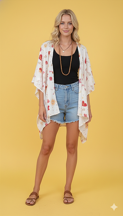 Quimono kaftan mística