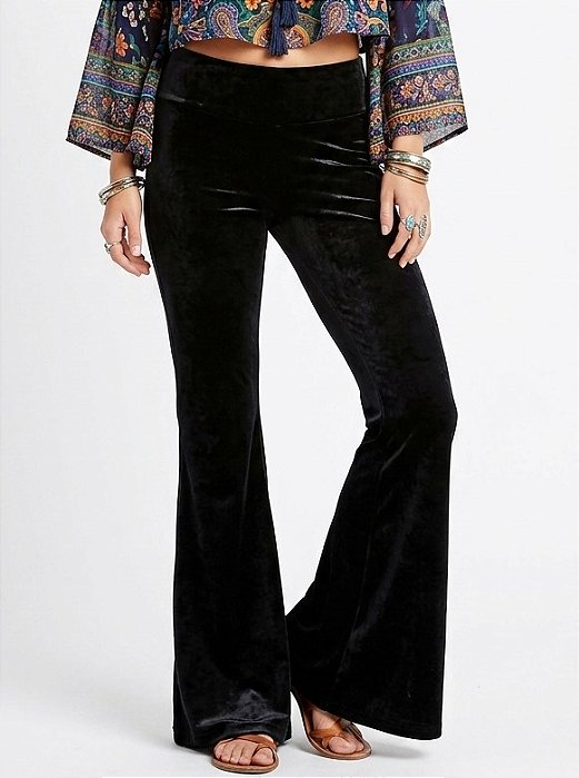Calça veludo alemão semi flare