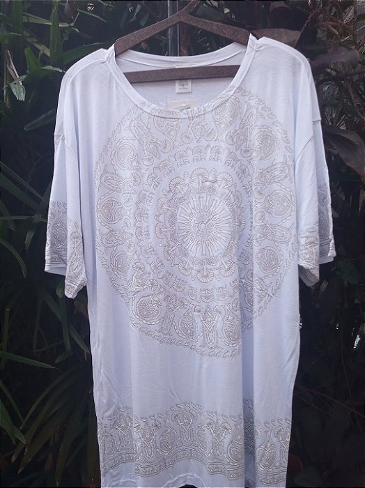 Camiseta indiana unissex hippie GG