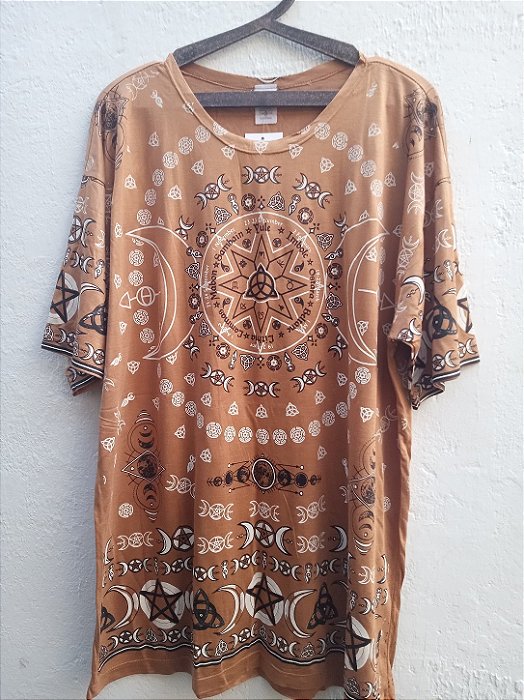 Camiseta indiana unissex hippie GG
