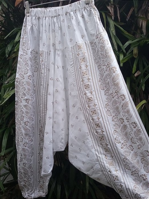 Calça sarouel indiana unissex