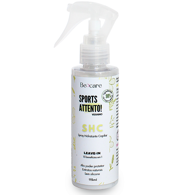 Leave-in Spray Hidratante Capilar SHC Beccare com Proteção Solar – 115ml