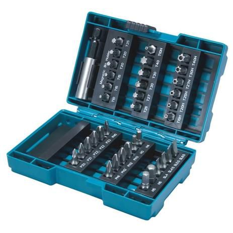 JOGO DE BITS E PORTA BITS MAGNETICO 37 PCS - B-28606 - MAKITA