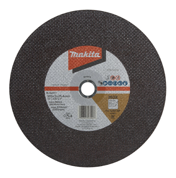 DISCO DE CORTE ABRASIVO 12 305X3,0X25,4 GR 30 (UN) - B-64571-5 - MAKITA
