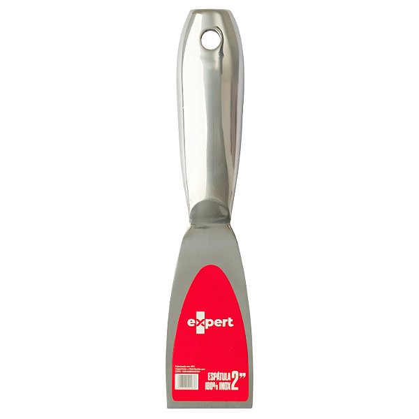 Espátula 100% Inox Pro-Flex 2" Premium EXPERT - Lâmina Flexível para Massa e Reparos