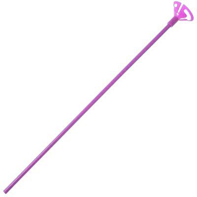 Vareta com Suporte Para Balões Rosa - 10 Un