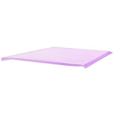 Toalha Plástica Perolada 78x78cm Liso Lilás - 10 Un