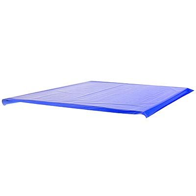 Toalha Plástica Perolada 78x78cm Liso Azul Royal - 10 Un