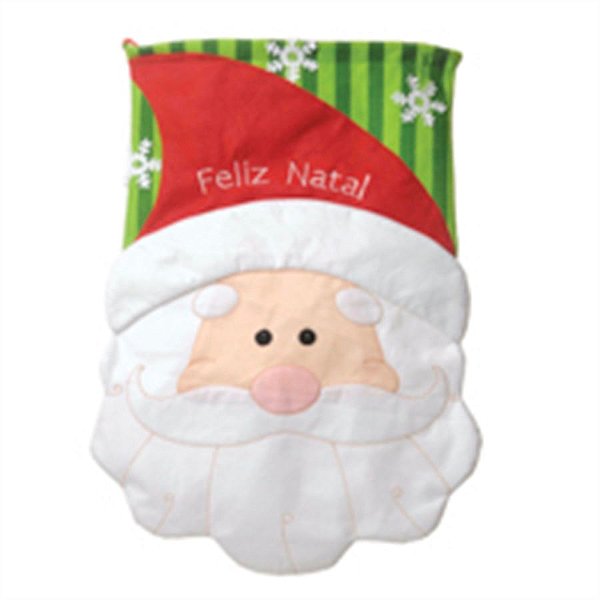 Saco de Presente Noel Vermelho e Verde (Saias e Acessórios) - 2 Un