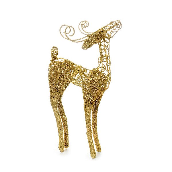 Rena com Cabeça para Cima Ouro 33 cm (Marrocos) - 2 Un