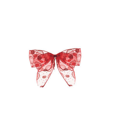 Laços Artesanais - Bolas Vermelho - 18 caixas com 3 Un
