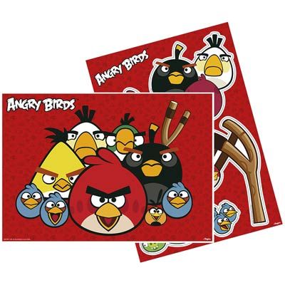 Kit Decorativo Cartonado Angry Birds Game