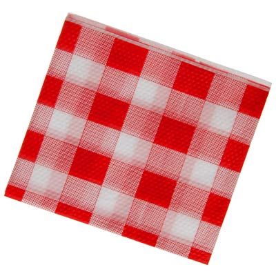 Guardanapo Pequeno 20x23cm Xadrez Vermelho - 50 Un