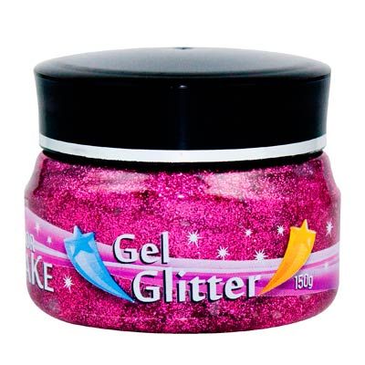 Gel para Cabelo com Glitter 150grs Pink