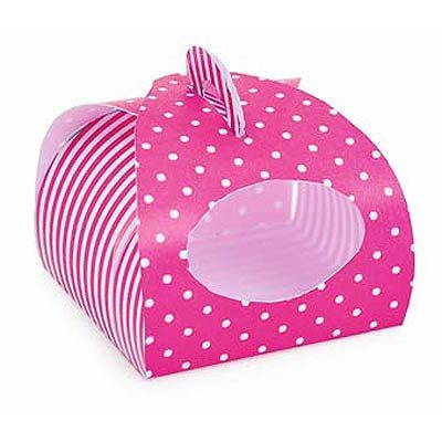 Forminha Valise Poá Listras Pink 24 Un