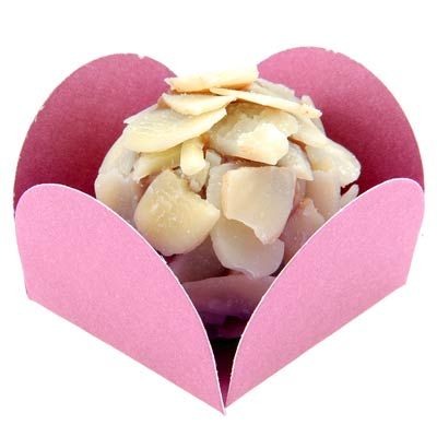Forminha Para Doces Quadrada nº7 Liso Rosa Claro - 50 Un