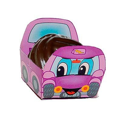 Micro Forminha para Doces Carrinho Lilás - 24 Un