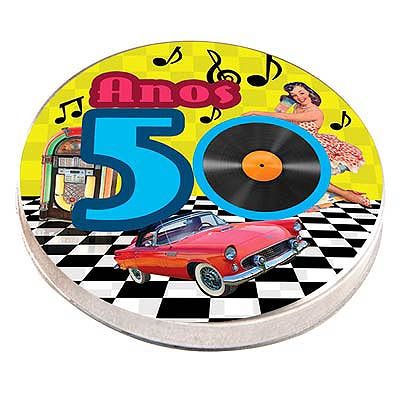 Latinha Metal 5x1 Lembrancinha Anos 50