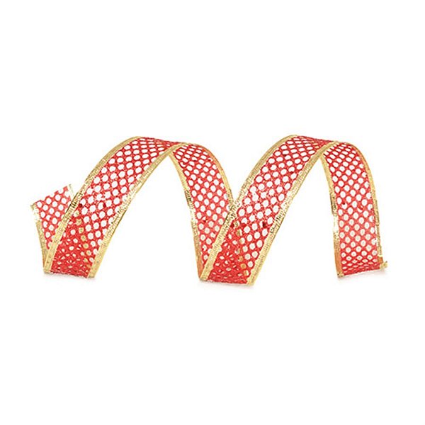 Fita Vermelho 3,8 cm x 9,14 mts (Fitas Natalinas) - 3 Un