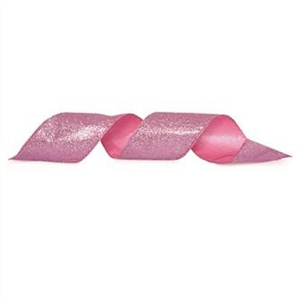 Fita Glitter Rosa 10 cm x 9,14 mts - 3 Un