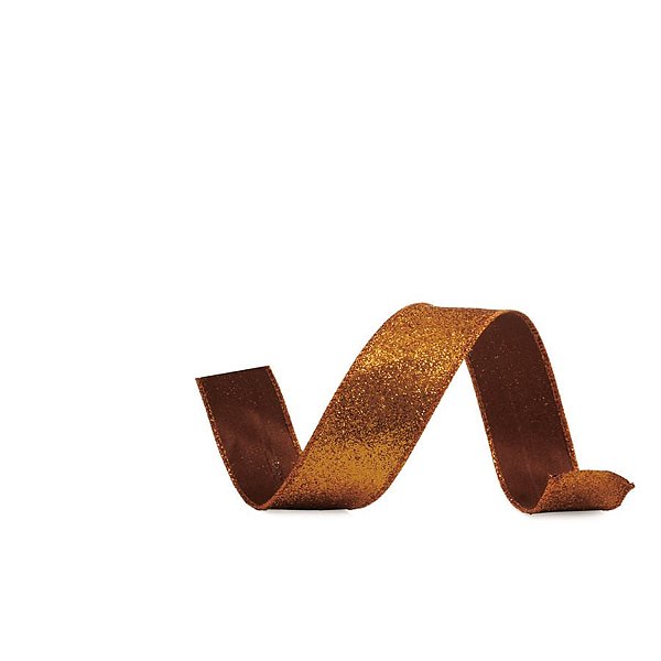 Fita Glitter Cobre 6,3 cm x 9,14 mts