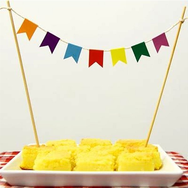 Bandeirinhas Junina Varazinho no Palito 28cm - 1 Un