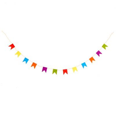 Bandeirinhas Junina Plásticas Bandeirola P 76cm - 1 Un