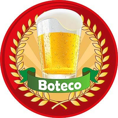 Descanso de Copo para Chopes e Drinques Boteco - 08 Un