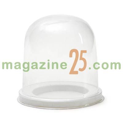 Cúpula para Cupcake Branco - 6 Un