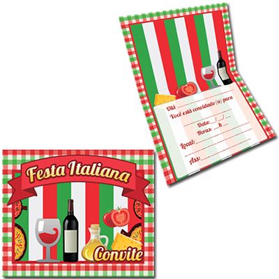 Convite Especial Festa Italiana - 08 Un