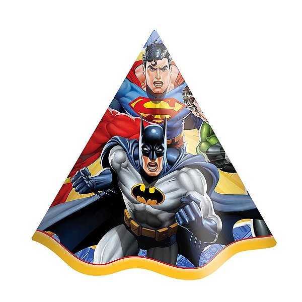 Chapéu de Aniversário Nova Liga da Justiça - 08 Un