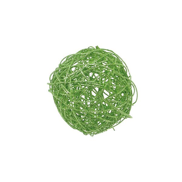 Bola Rattan Verde Claro 15 cm (Rattan) - 12 Un