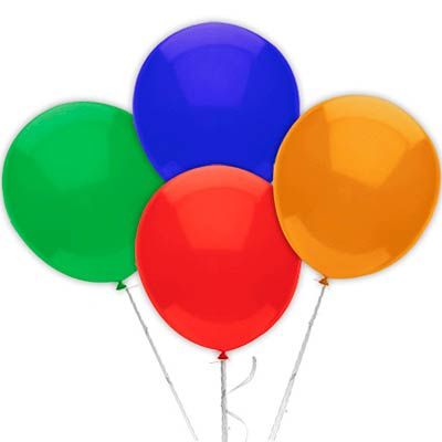 Balão Látex Tradicional Redondo 8" Liso Sortido - 50 Un