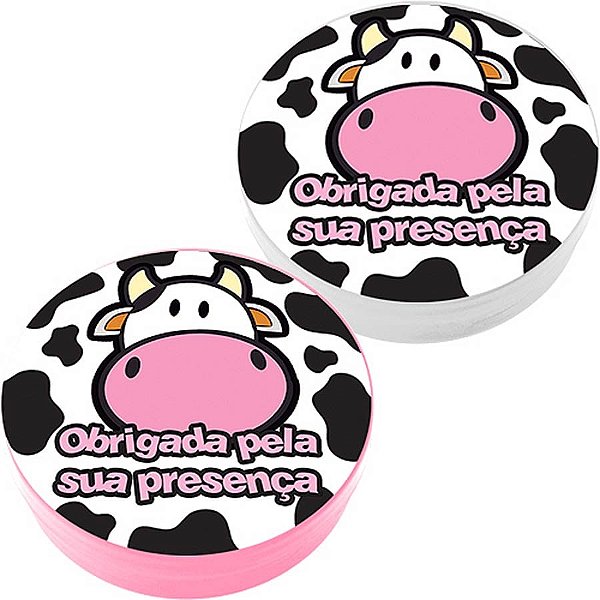 Latinha Plástica 5x1 Lembrancinha Vaquinha