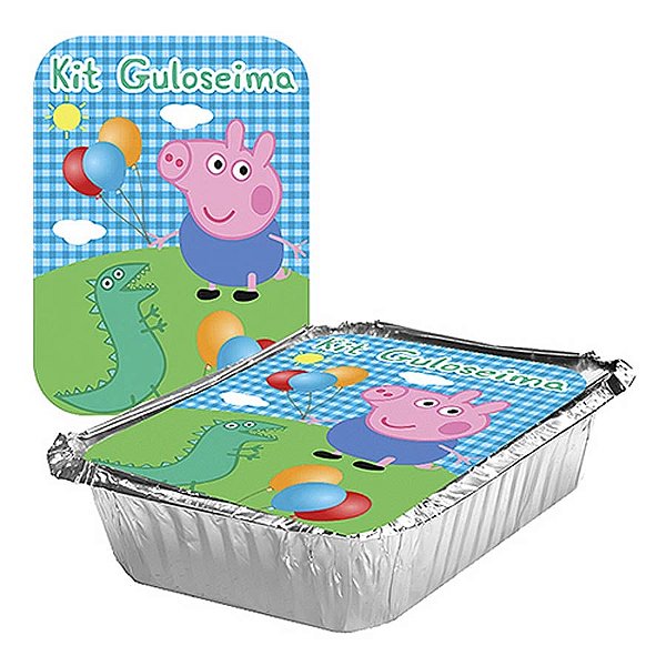 Adesivo para Marmita Pequena 220ml George Pig - 05 Un
