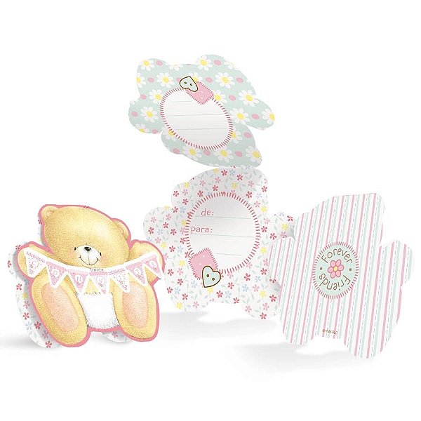 Forever Friends Menina - Convite Nina 08 Un
