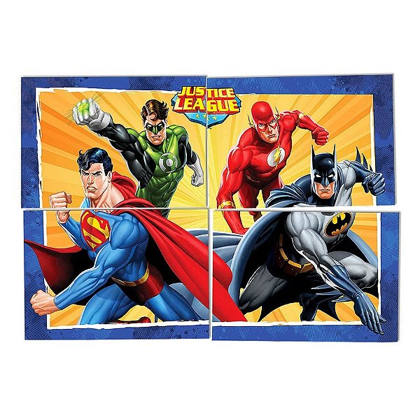 Painel Gigante Cartonado Nova Liga da Justiça